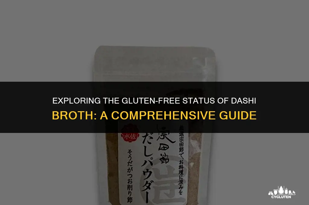 is dashi broth gluten free