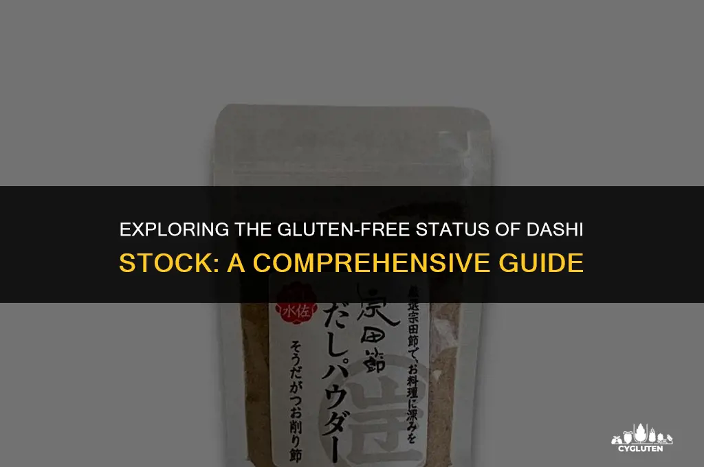 is dashi stock gluten free