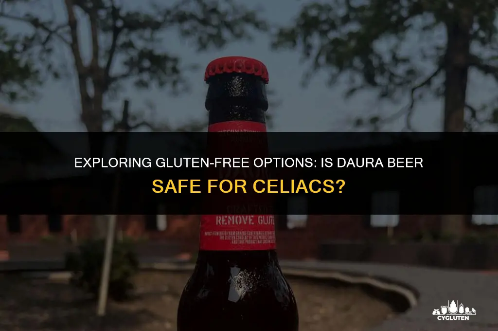 is daura beer gluten free