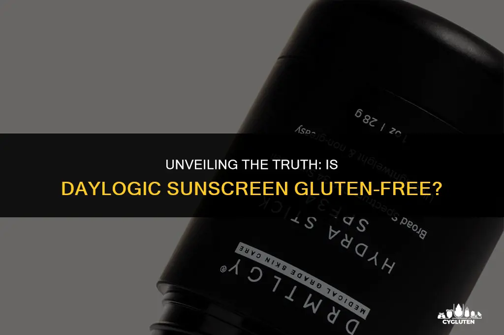 is daylogic sunscreen gluten free