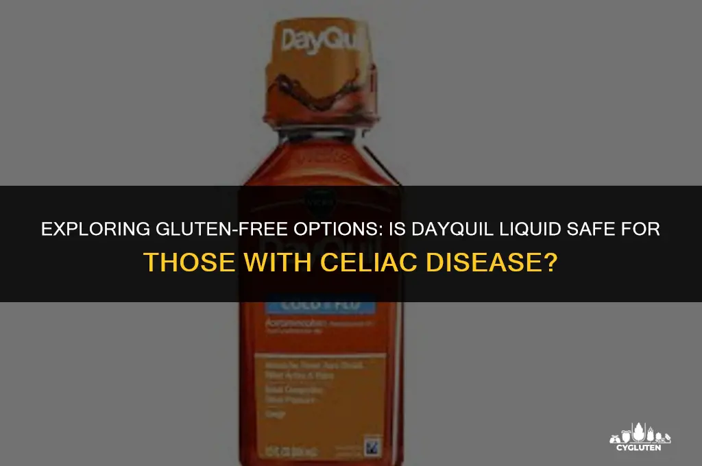 is dayquil liquid gluten free