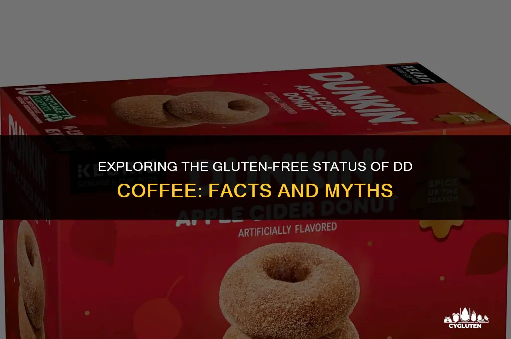 is dd coffee gluten free