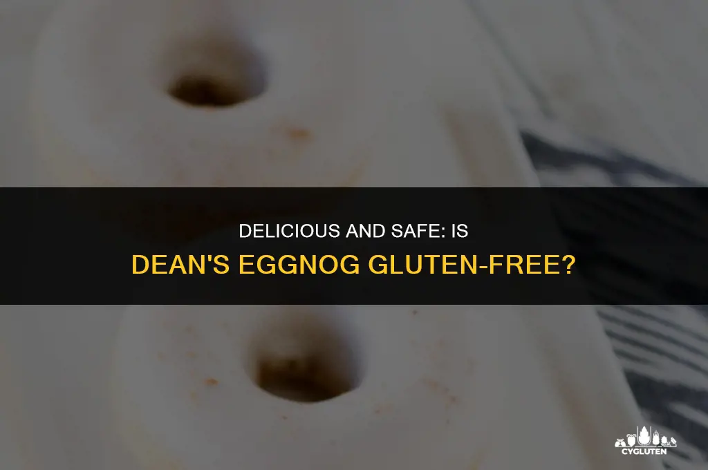 is deans eggnog gluten free
