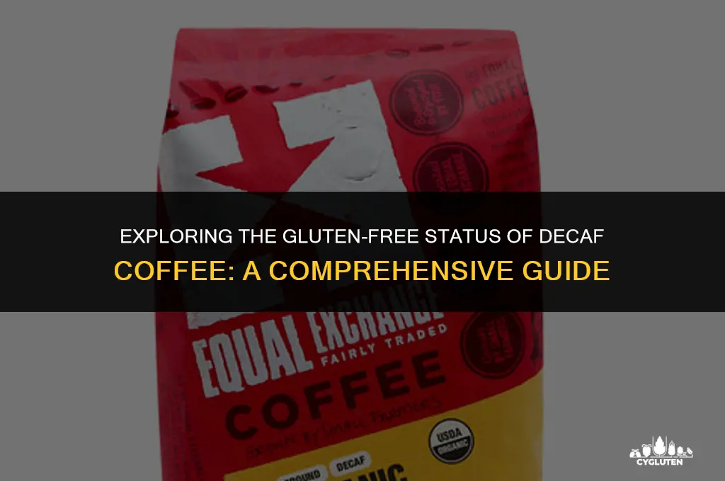 is decaf coffee gluten free