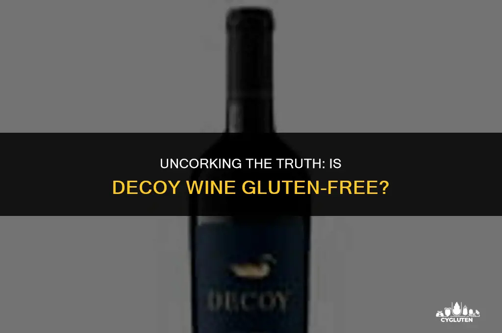 is decoy wine gluten free