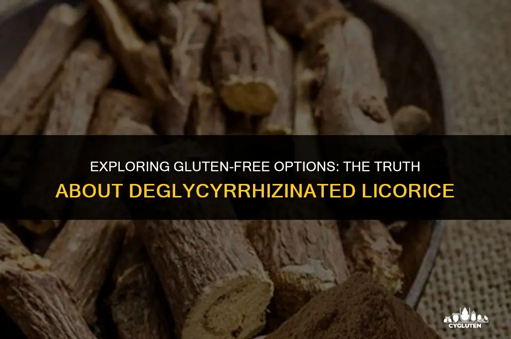 is deglycyrrhizinated licorice gluten free