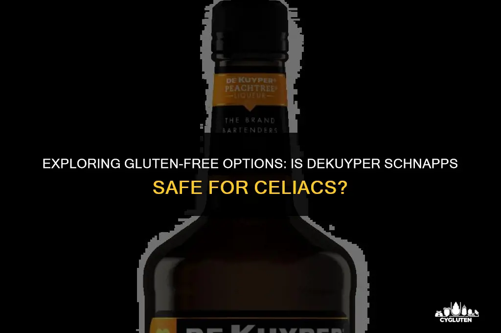 is dekuyper schnapps gluten free