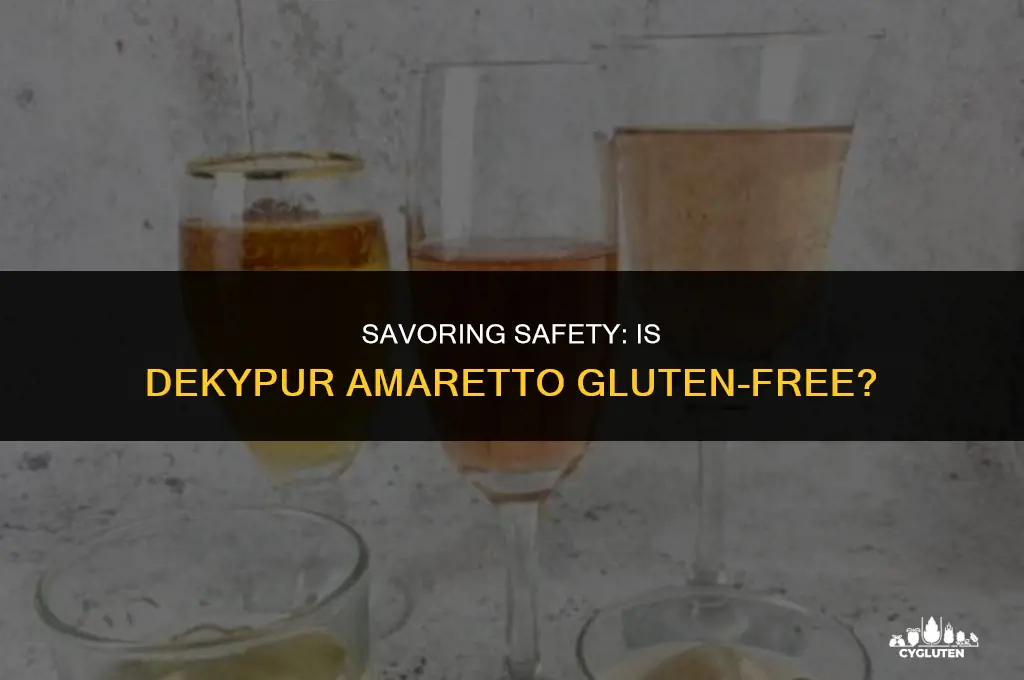is dekypur amaretto gluten free