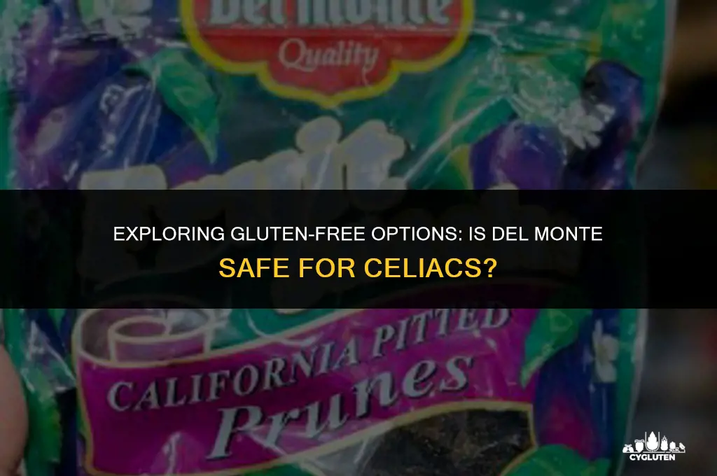 is del monte gluten free