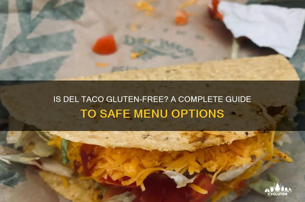 is del taco gluten free