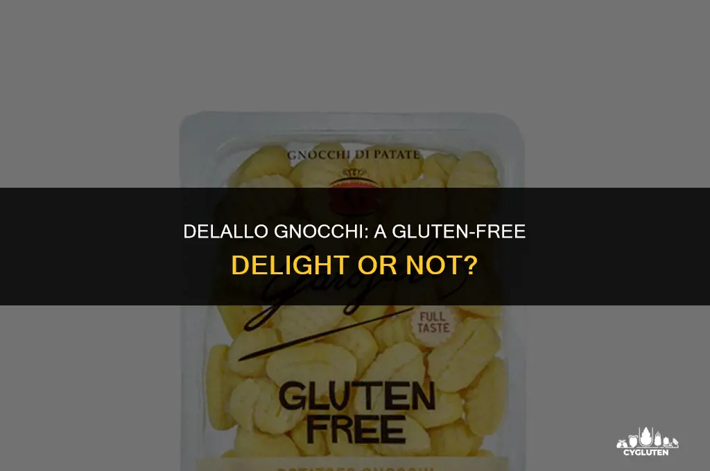 is delallo gnocchi gluten free