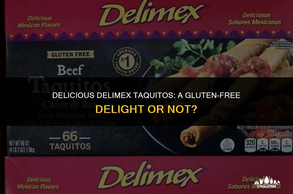 is delimex taquitos gluten free