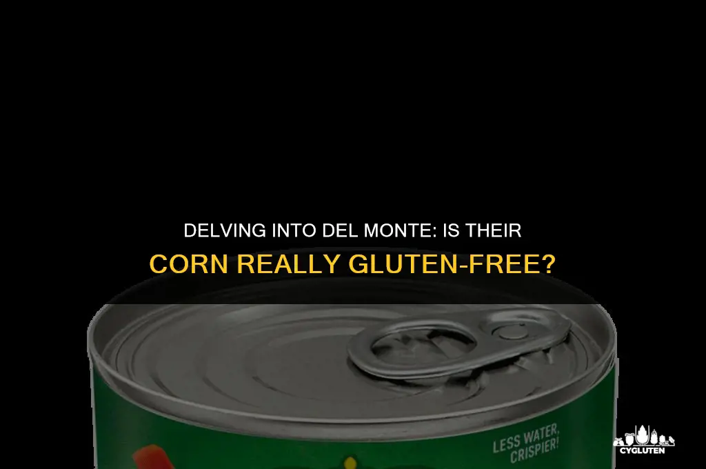 is delmonte corn gluten free