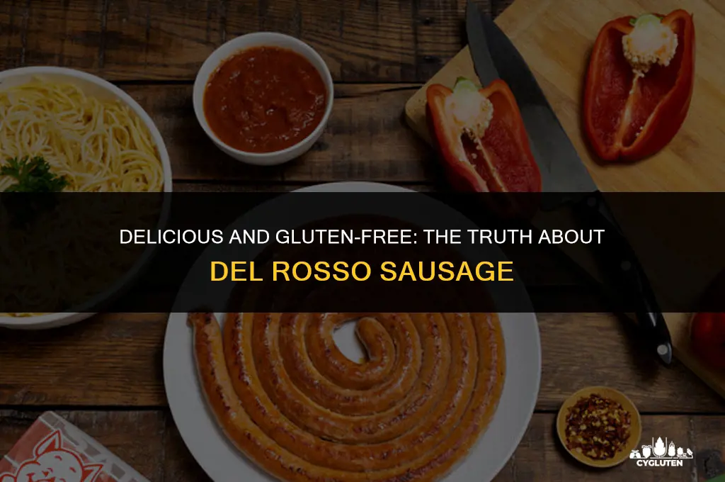 is delrosso sausage gluten free