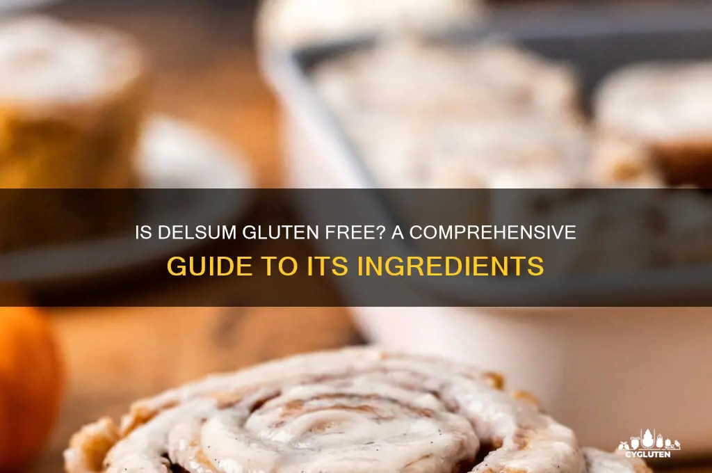 is delsum gluten free