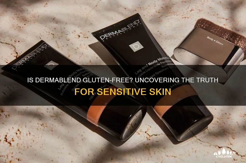 is dermablend gluten free