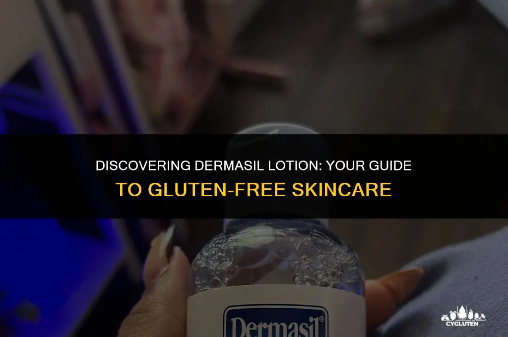 is dermasil lotion gluten free