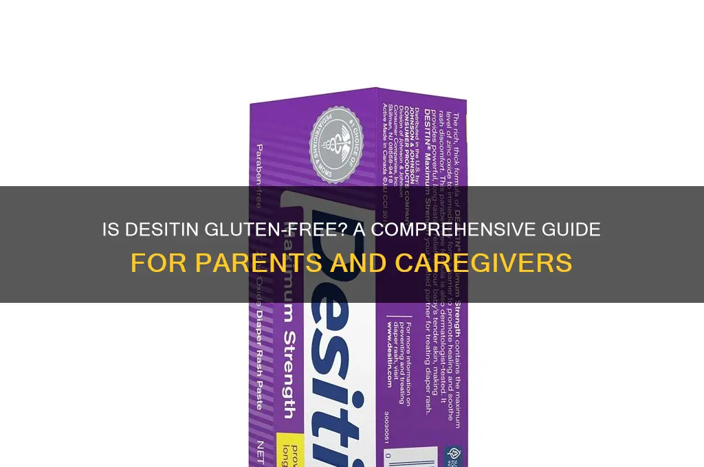 is desitin gluten free