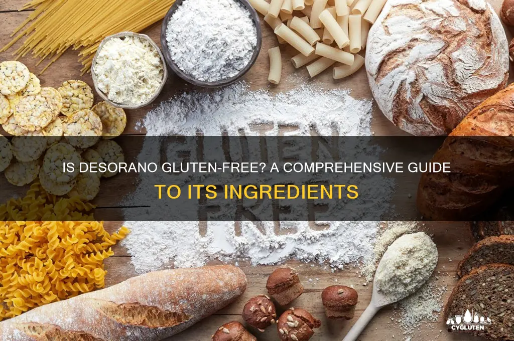is desorano gluten free
