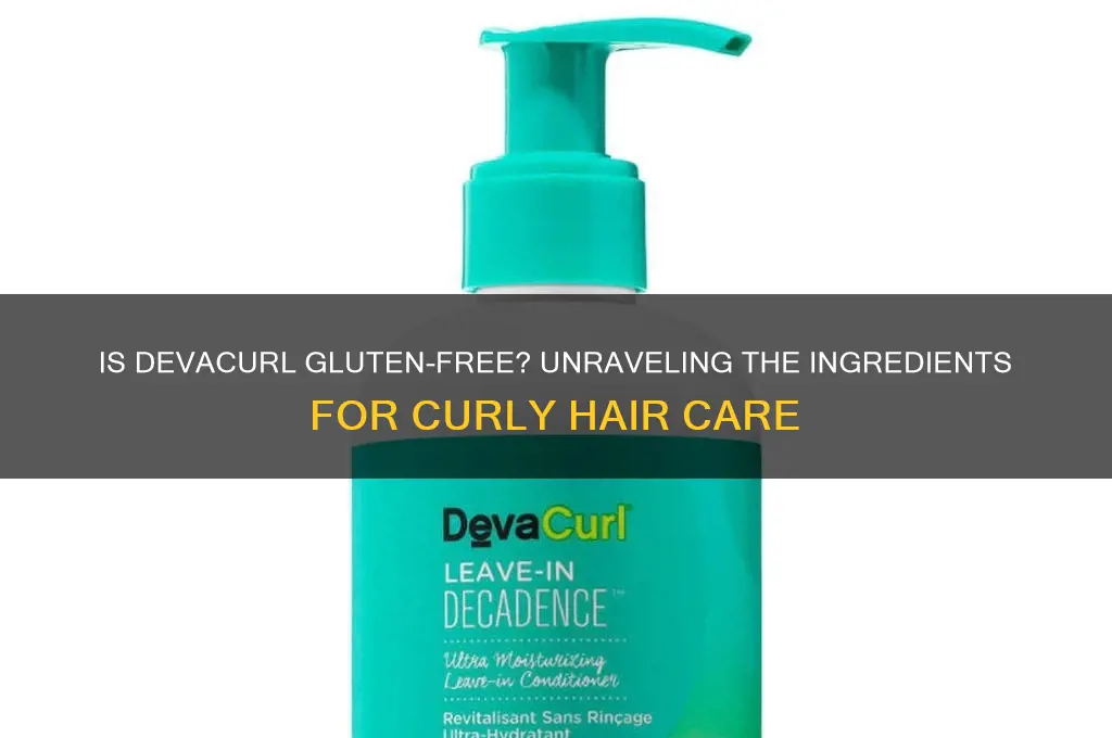 is devacurl gluten free