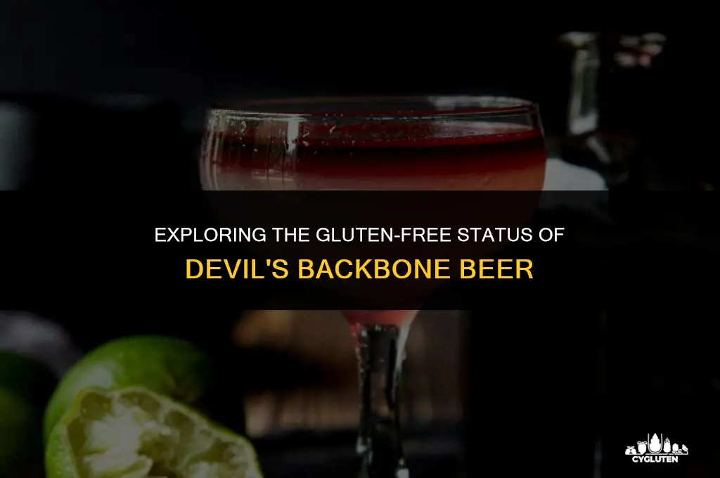 is devils backbone gluten free