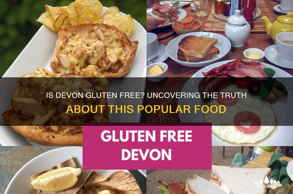 is devon gluten free