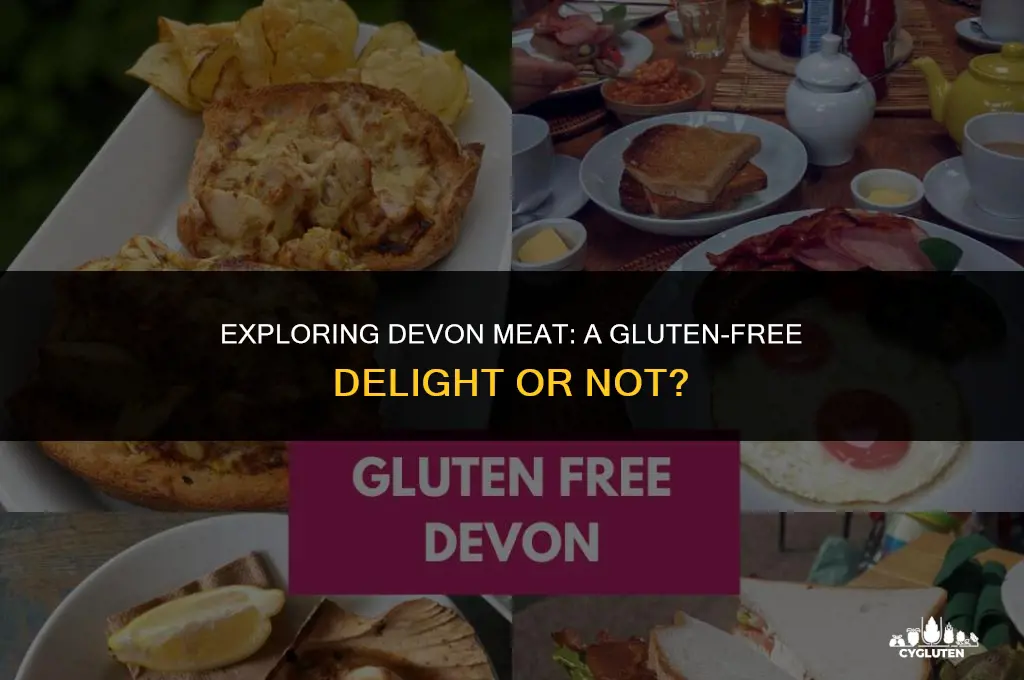 is devon meat gluten free