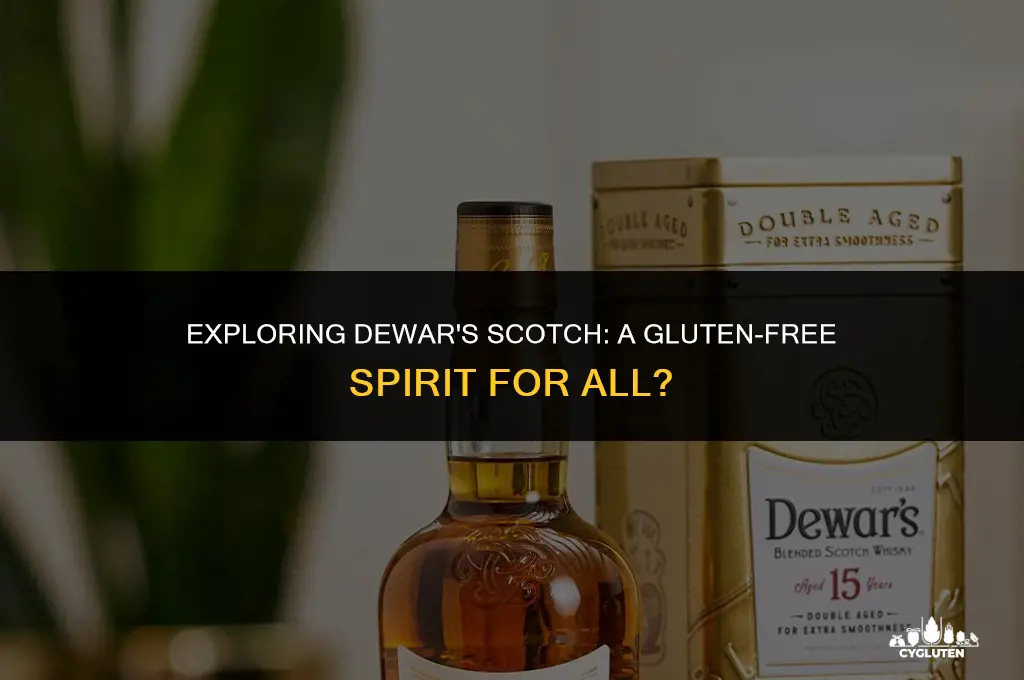 is dewars scotch gluten free