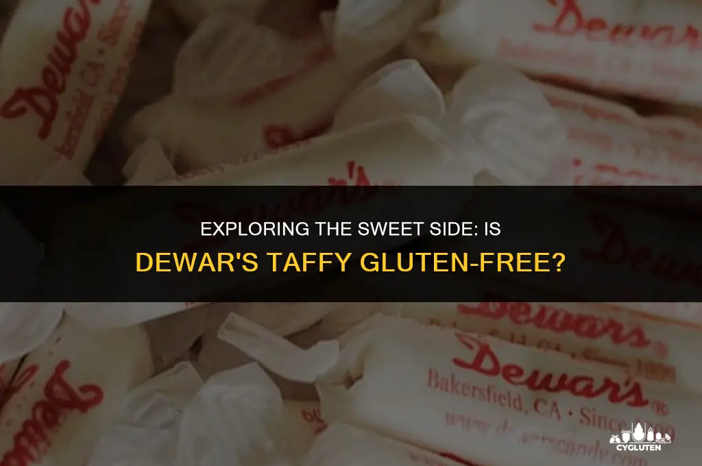 is dewars taffy gluten free