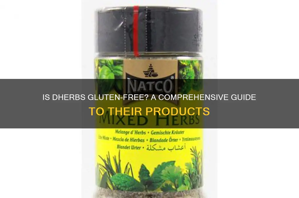 is dherbs gluten free