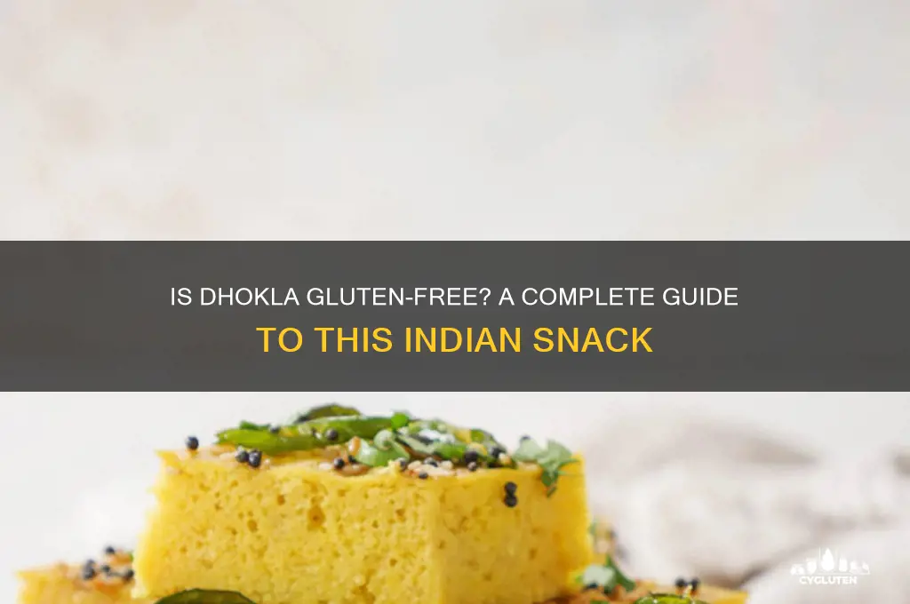 is dhokla gluten free