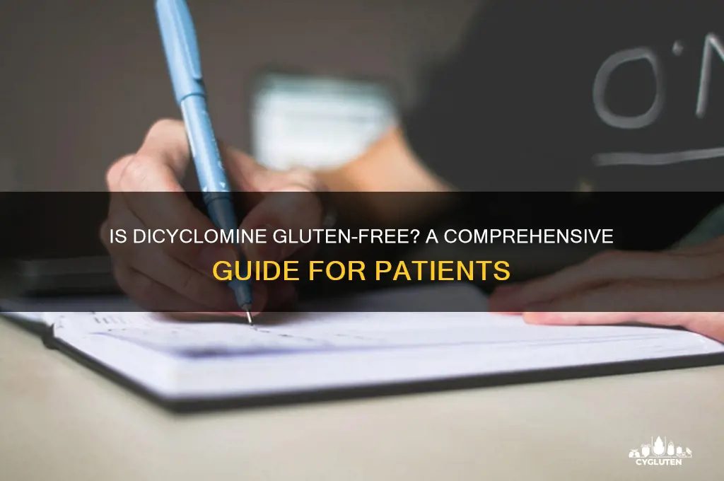 is dicyclomine gluten free