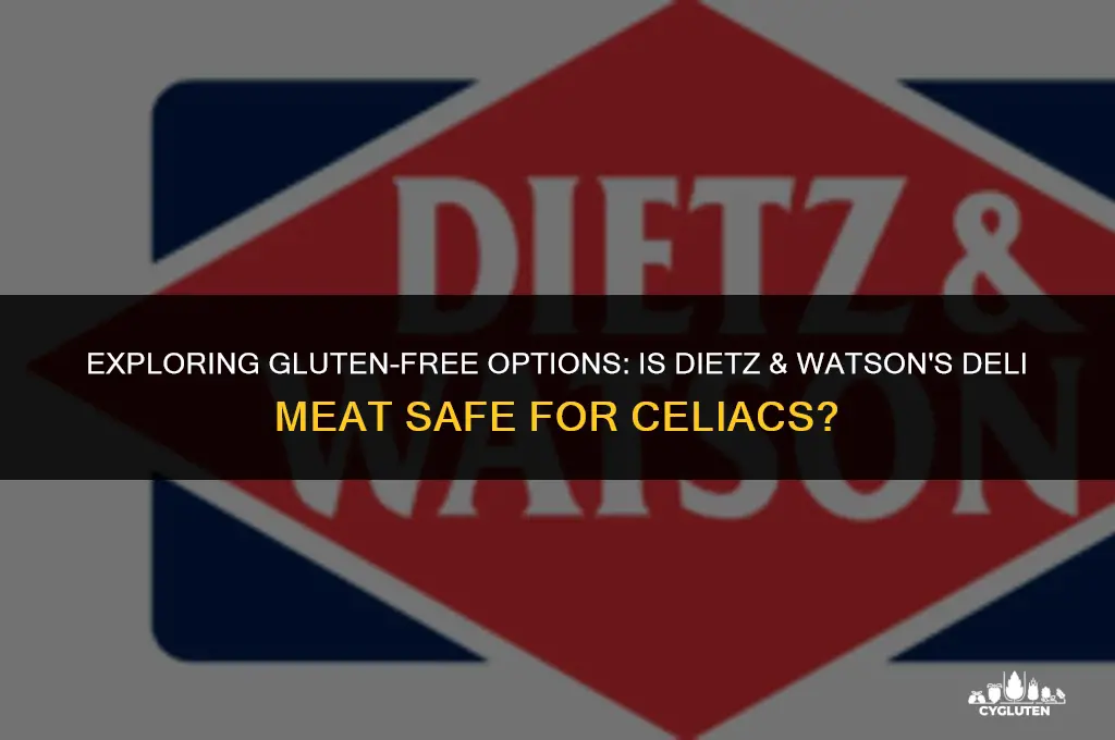 is dietz watson gluten free