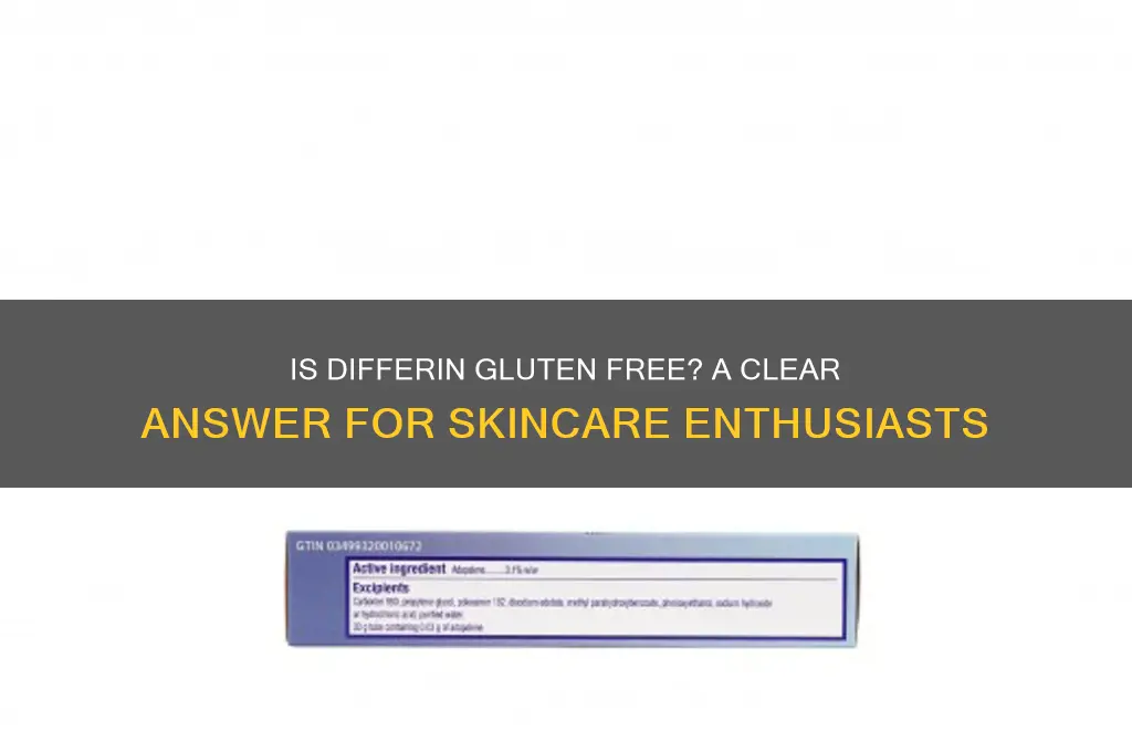 is differin gluten free