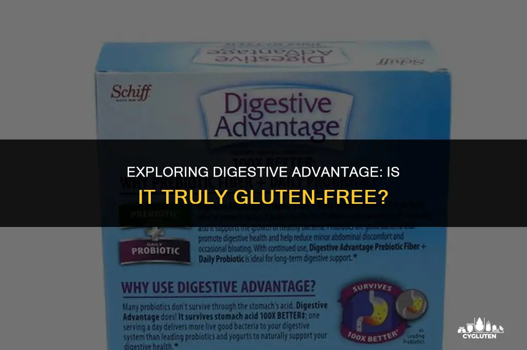 is digestive advantage gluten free