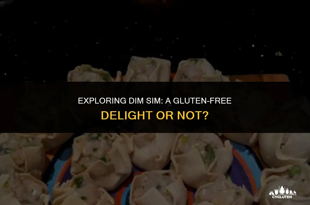 is dim sim gluten free