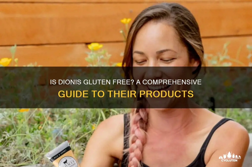 is dionis gluten free