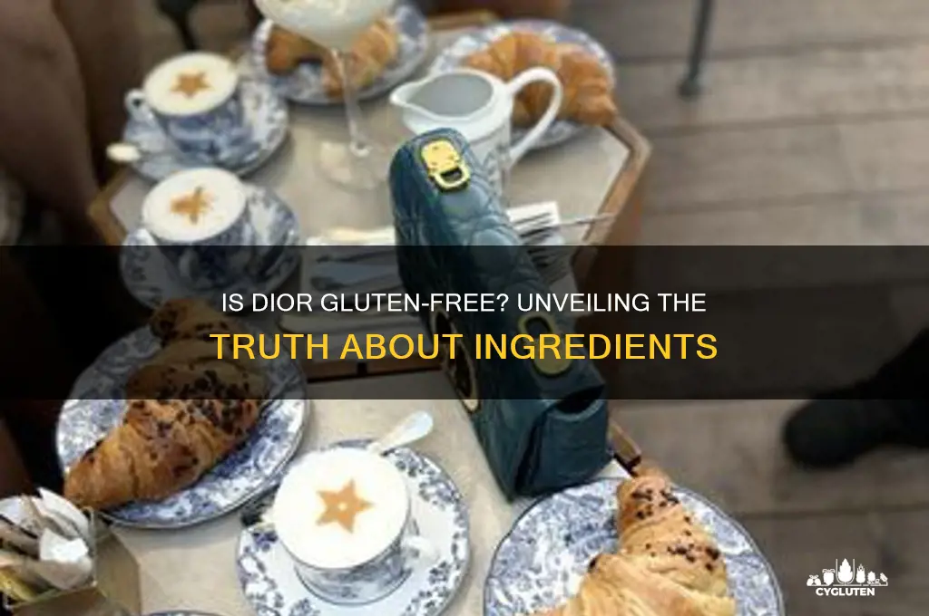 is dior gluten free