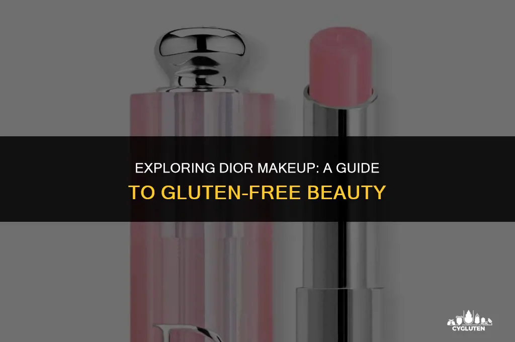 is dior makeup gluten free