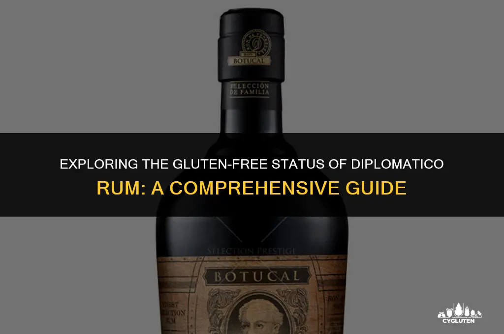 is diplomatico rum gluten free