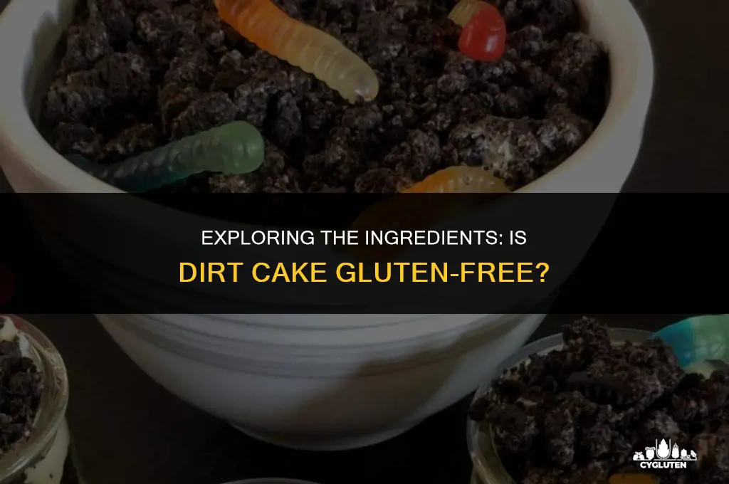 is dirt cake gluten free