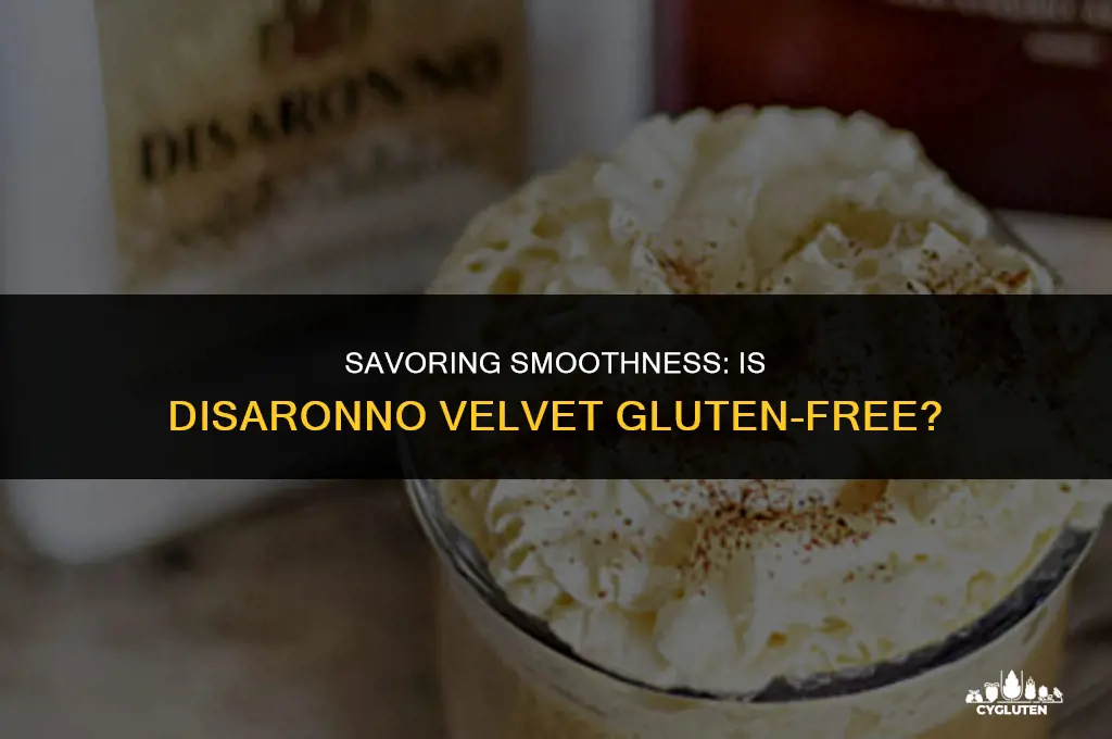 is disaronno velvet gluten free