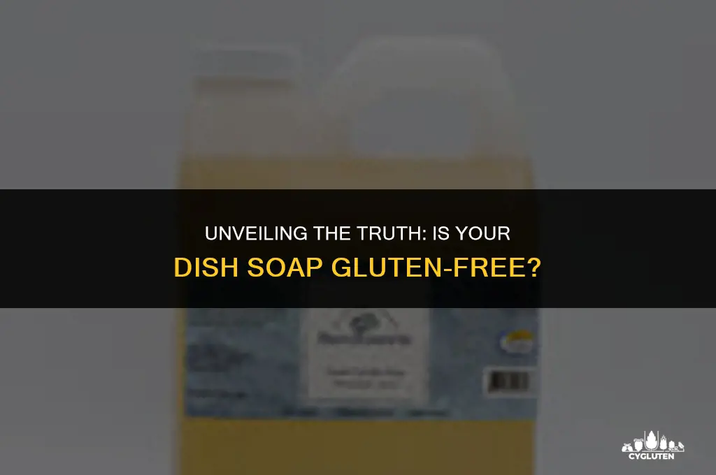 is dish soap gluten free