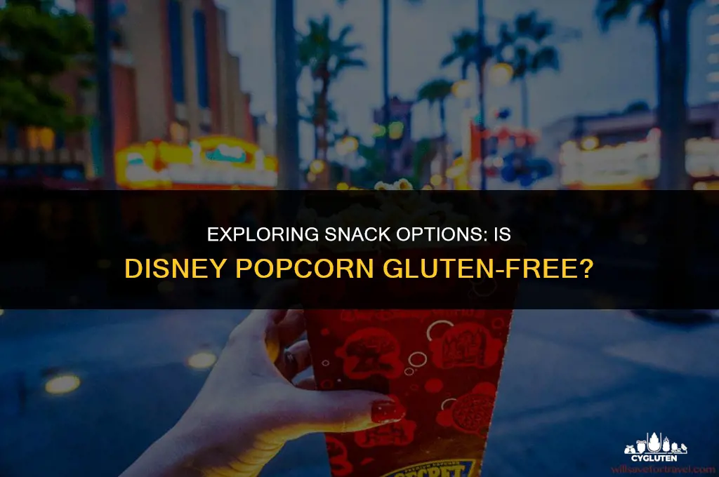 is disney popcorn gluten free