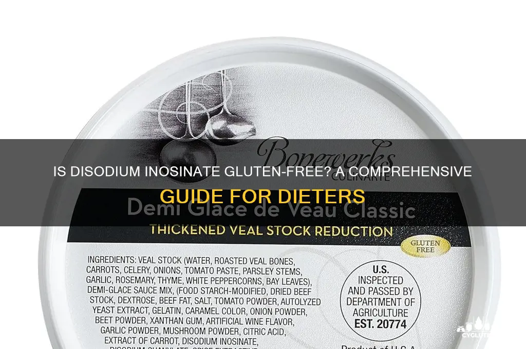 is disodium inosinate gluten free