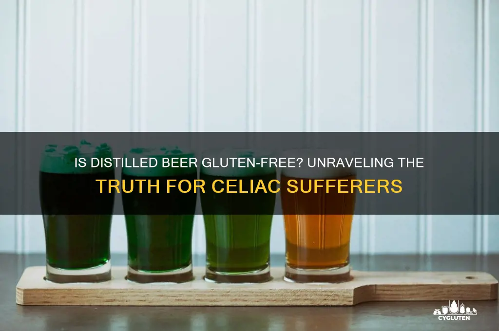 is distilled beer gluten free