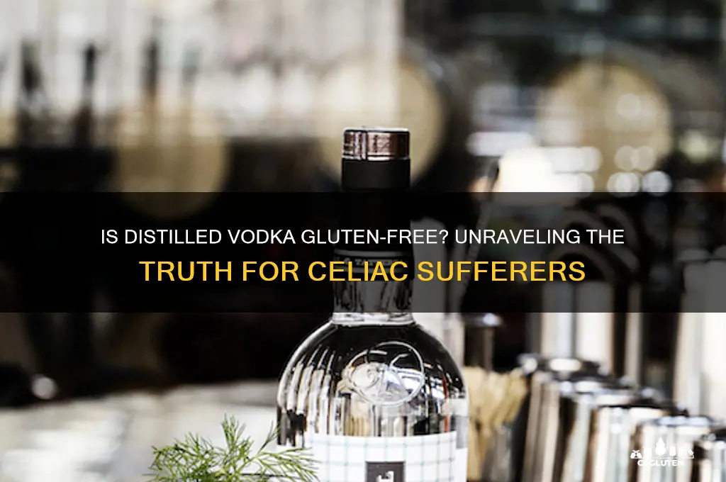 is distilled vodka gluten free
