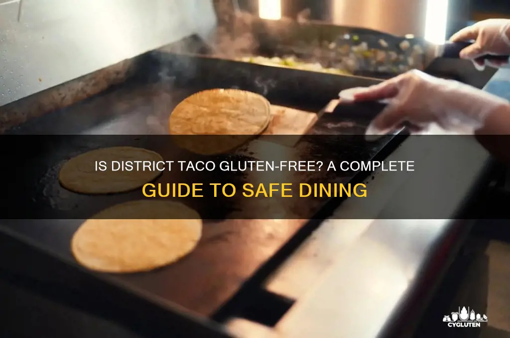 is district taco gluten free