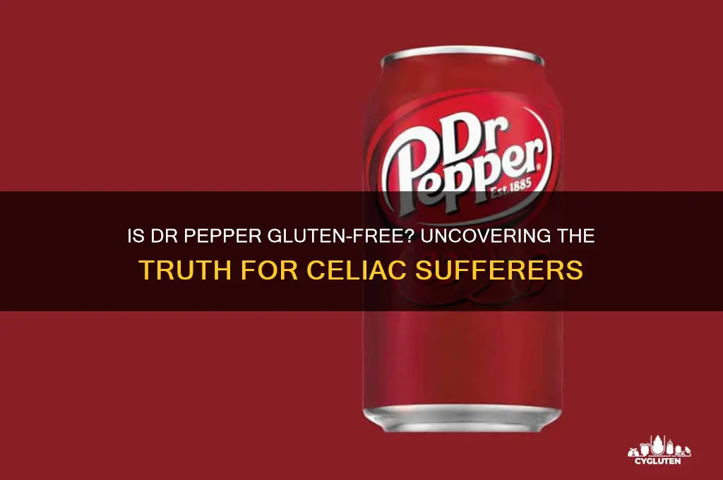 is doctor pepper gluten free