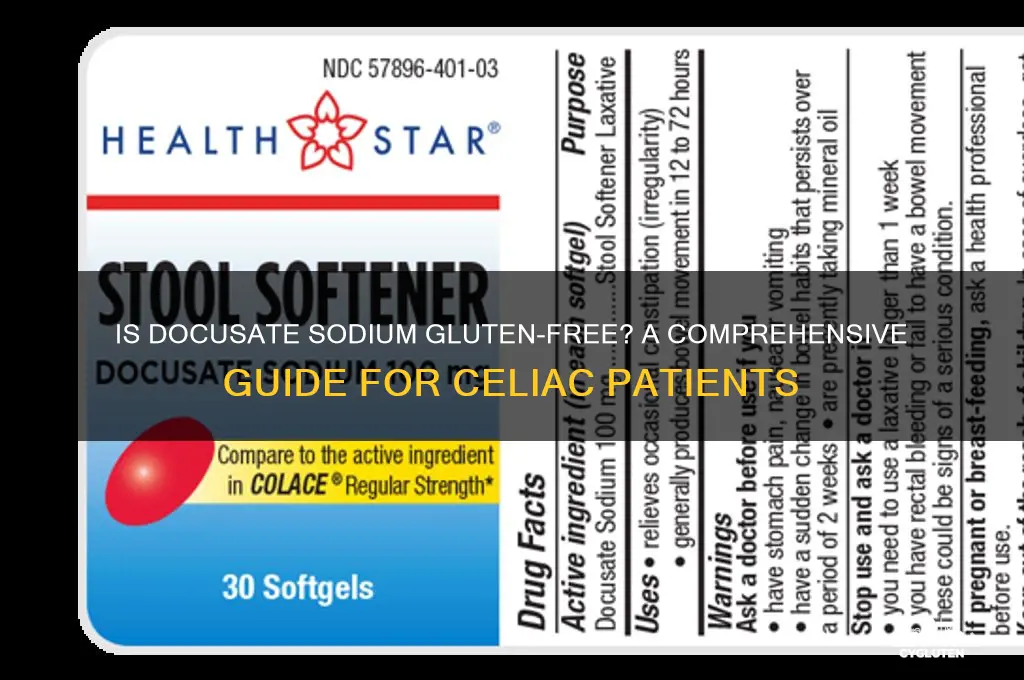 is docusate sodium gluten free